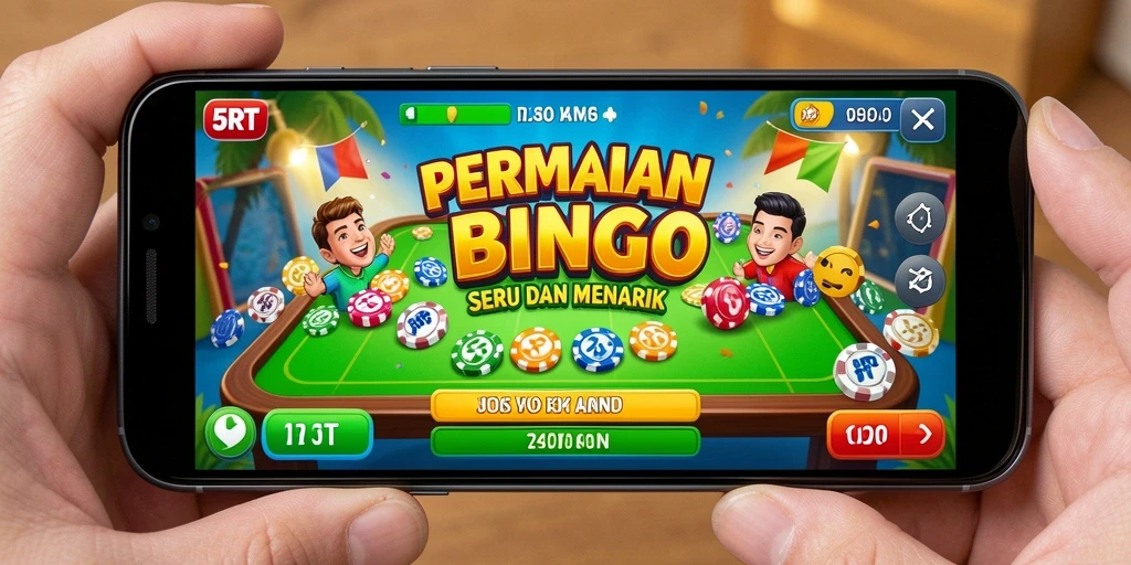 Tampilan menarik dari gameplay Bingo yang seru.