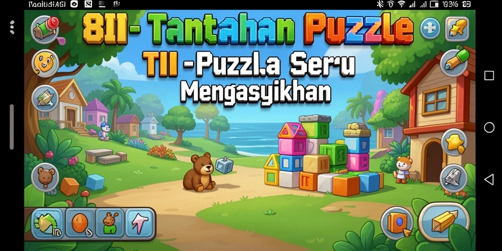 Tampilan utama gameplay <strong>8II</strong> dengan puzzle yang menantang.