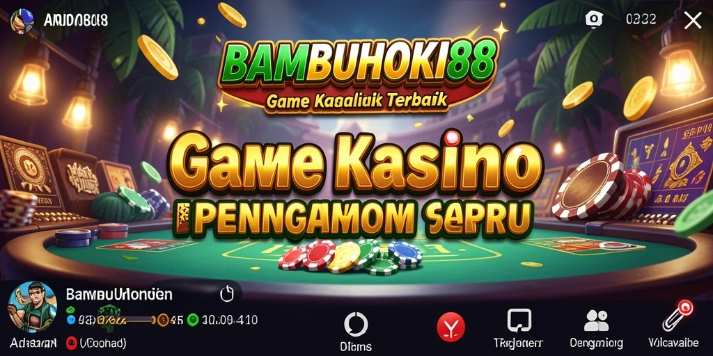 Tampilan gameplay seru dari BAMBUHOKI88 dengan berbagai pilihan permainan kasino.