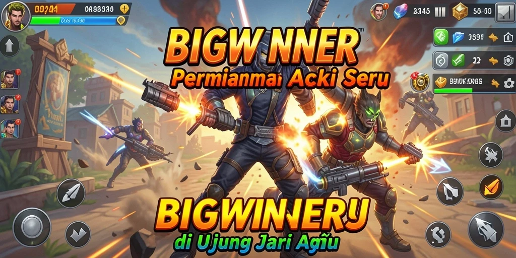 Screenshot gameplay BIGWINNER yang penuh aksi dan tantangan.