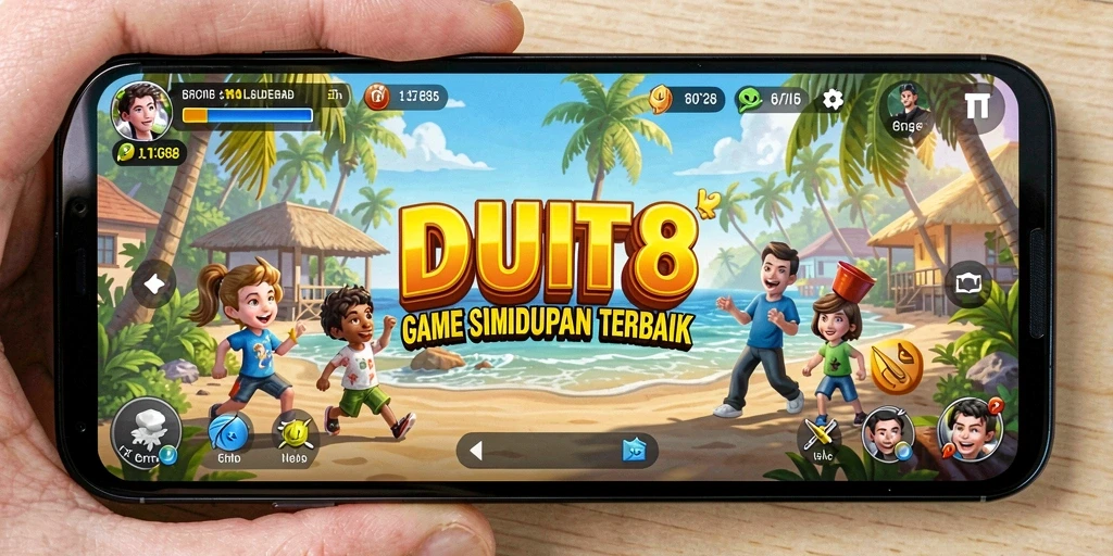 Tampilan gameplay seru dan mengasyikkan di DUIT8.