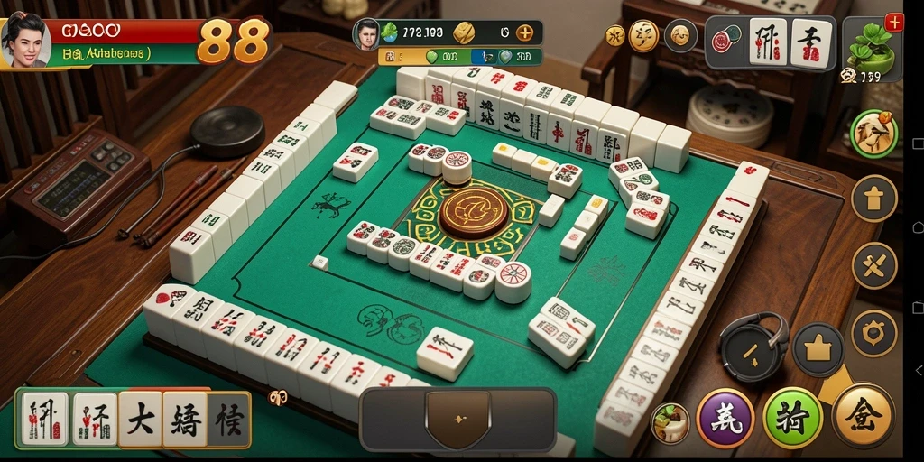Tangkapan layar utama GACOR88 menampilkan gameplay Mahjong yang seru.