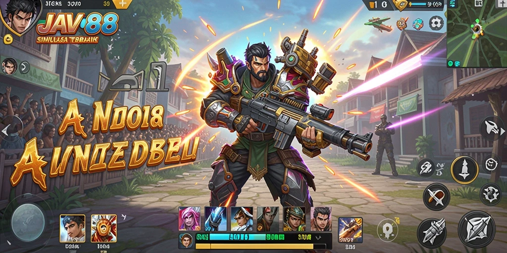Screenshot gameplay <strong>JAVO88</strong> menampilkan aksi mendebarkan dan grafis menawan.