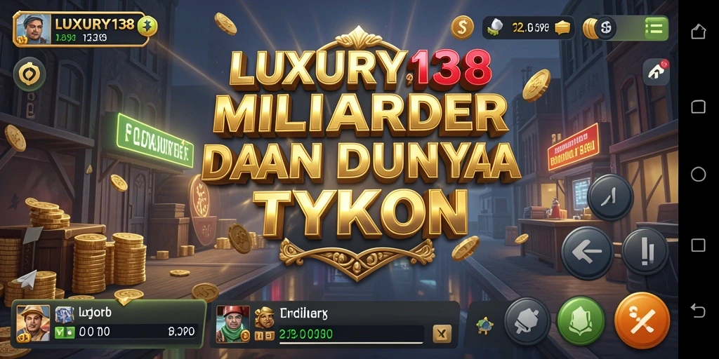 Tampilan gameplay LUXURY138 yang menampilkan manajemen bisnis.