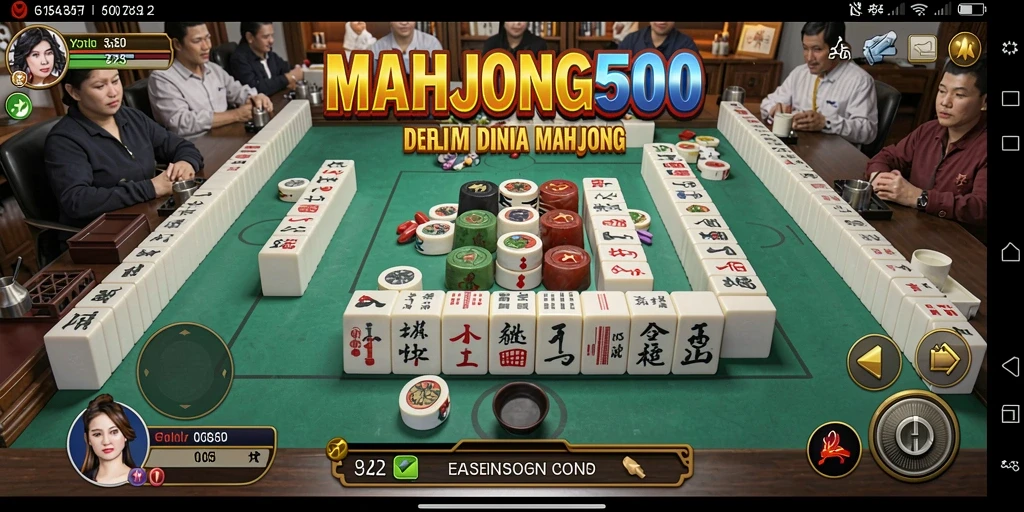 Gameplay Fighting seru di MAHJONG500 dengan karakter unik.