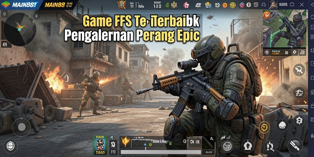 Screenshot gameplay MAIN88 menampilkan aksi tembak-tembakan yang seru dan grafik yang menawan.