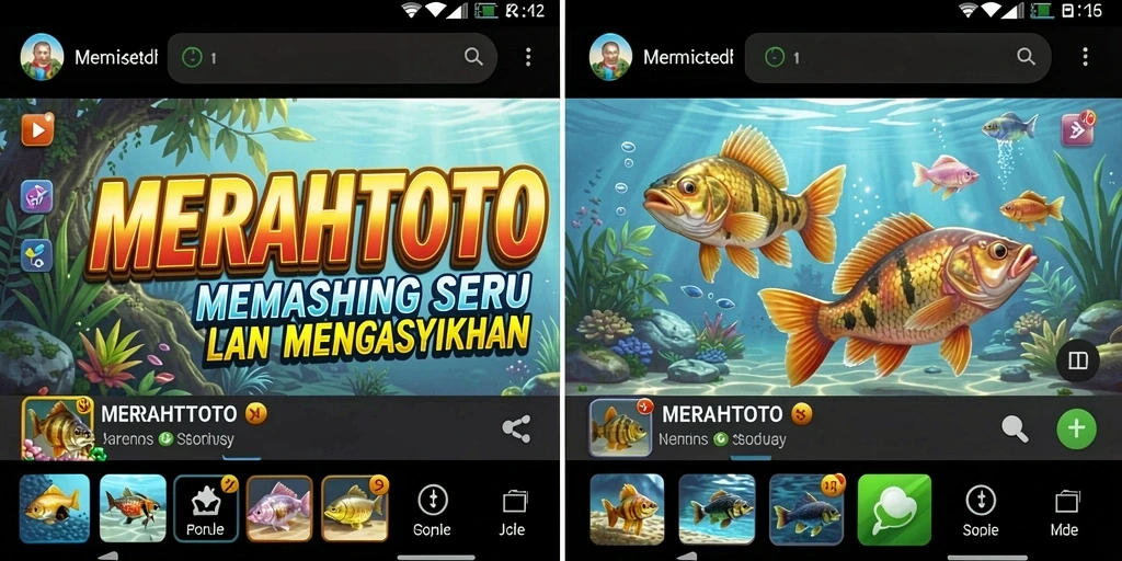 Tangkapan ikan besar dalam gameplay seru MERAHTOTO.