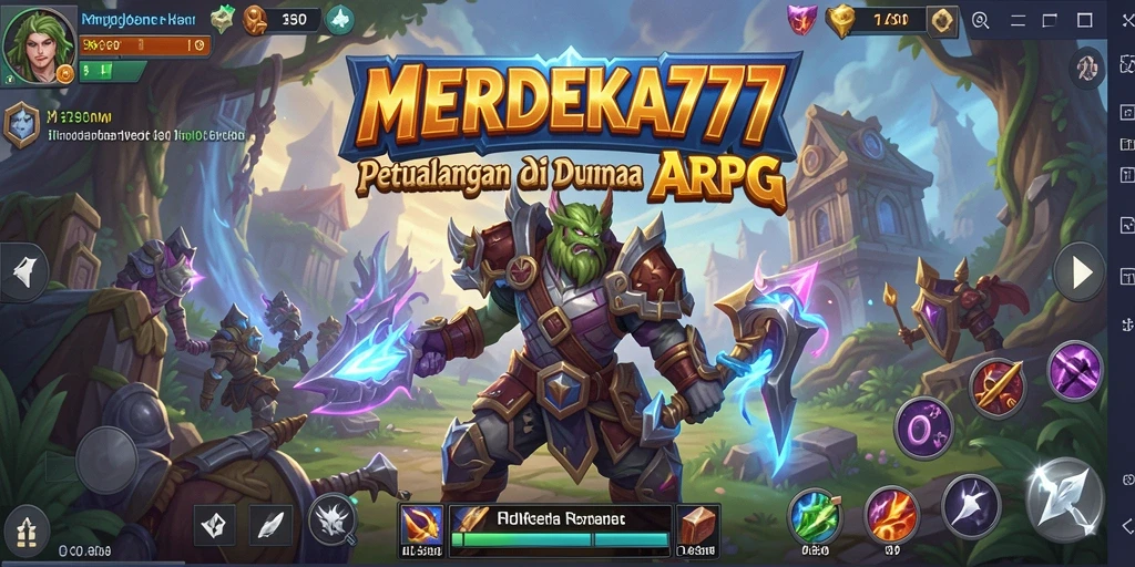 Tampilan menarik dari gameplay seru dalam MERDEKA777.