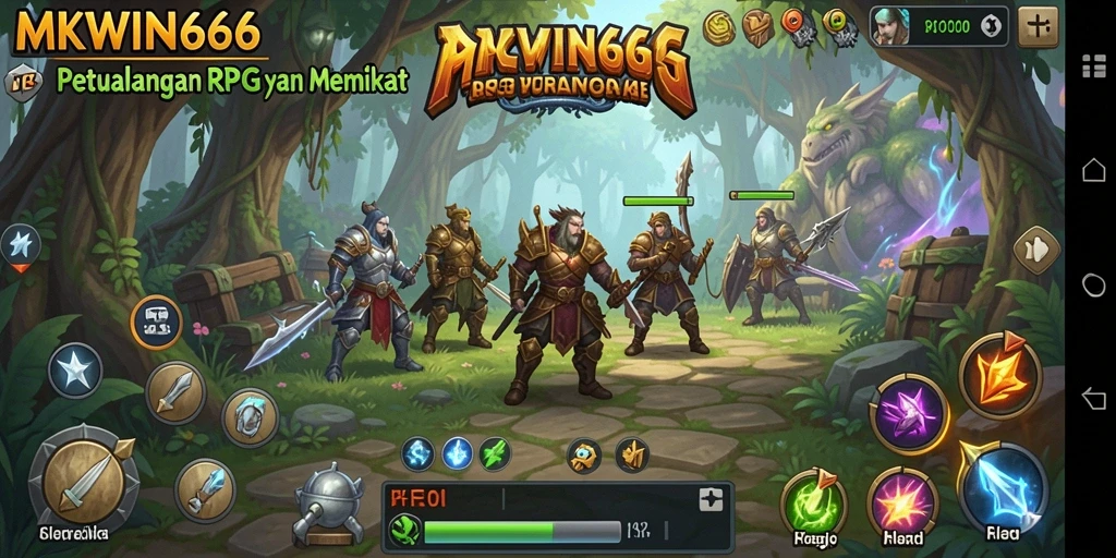 Tampilan gameplay epic dari MKWIN666 dengan aksi seru dan visual menawan.