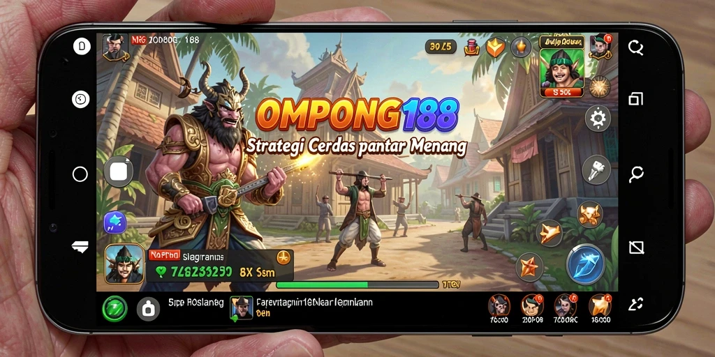 Tampilan gameplay strategis di OMPONG188 yang mendebarkan.