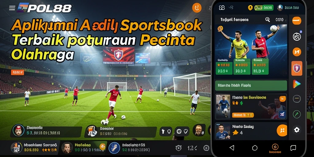 Tampilan menarik dari gameplay POL88 di aplikasi Sportsbook.