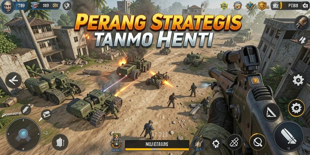 Screenshot PT89 menampilkan momen aksi di medan perang TPS.