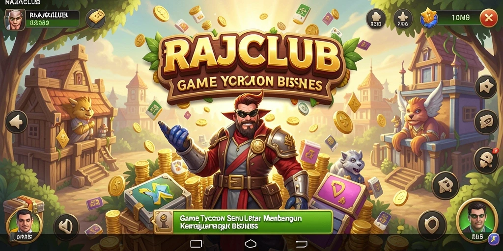 Tampilan gameplay RAJACLUB dengan grafis yang menawan.