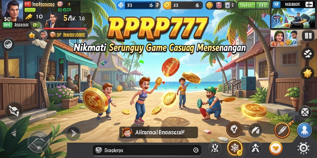 Screenshot menampilkan aksi gameplay yang menarik dan seru dalam RPRP777.