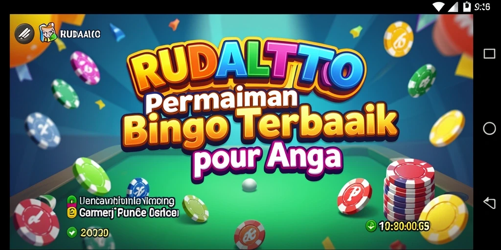 Tampilan utama gameplay Bingo di RUDALTOTO yang menarik.