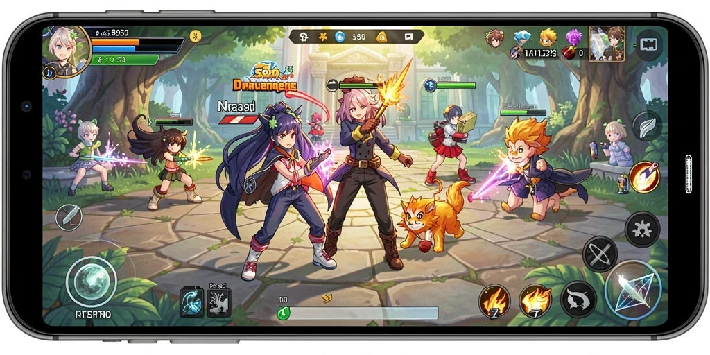 Tampilan gameplay S9S9 yang memukau dan menarik.