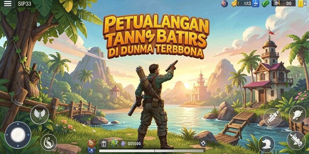 Tampilan gameplay SIP33 yang menakjubkan dengan grafis Open World.