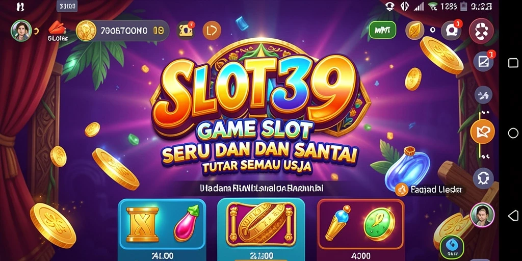 Tampilan menarik gameplay SLOT39 yang seru dan penuh warna.