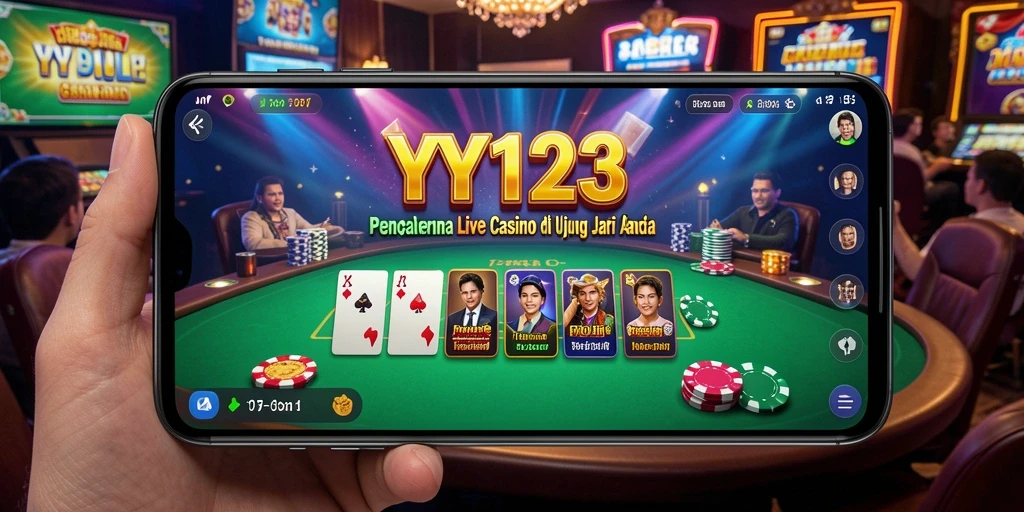 Tampilan spektakuler gameplay Live Casino di YY123.